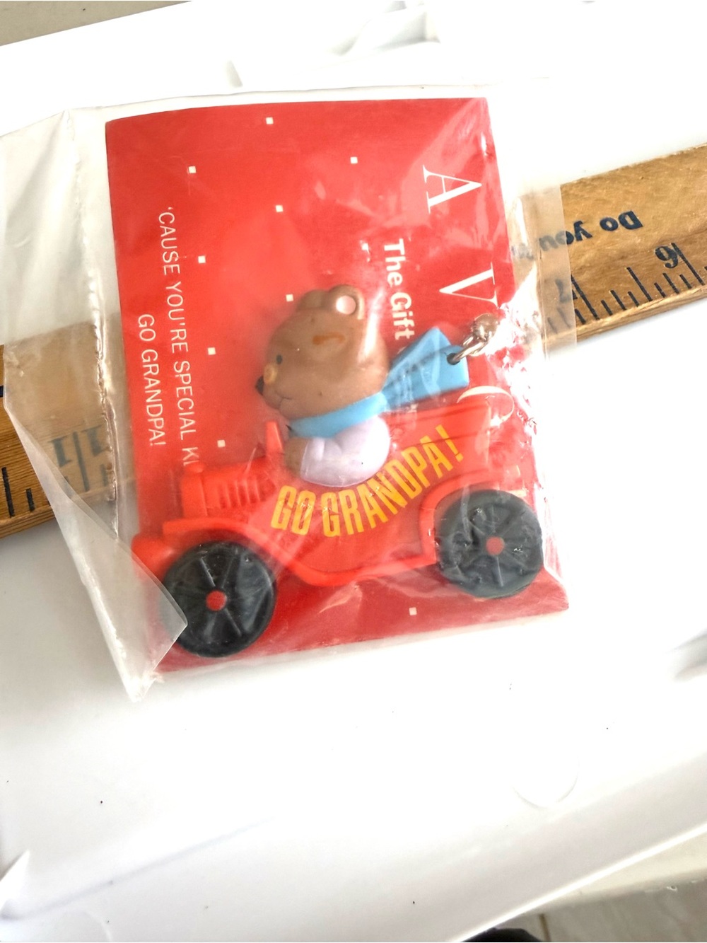 Vintage Avon Grandpa Keychain